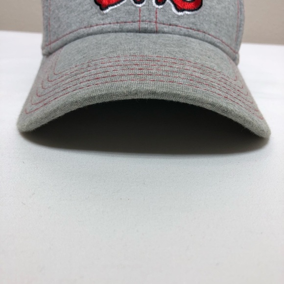 Disney Men's Cotton Mickey Mouse Dad Fan Adjustable Gray Red Black Baseball Cap - Picture 3 of 13